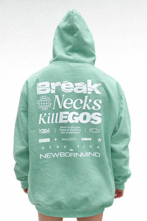 Hoodie BNK-Verde menta
